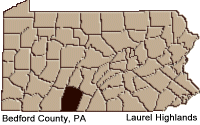 Bedford county map