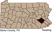 Berks county map
