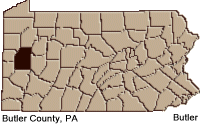 Butler county map