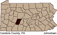 Cambria county map