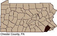 Chester county map