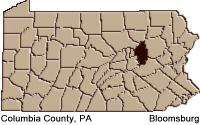Columbia County Map