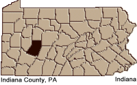Indiana county map