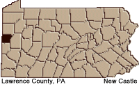 Lawrence county map