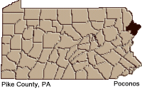Pike County, PA map