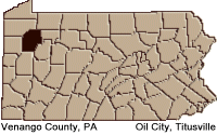 Venango county map