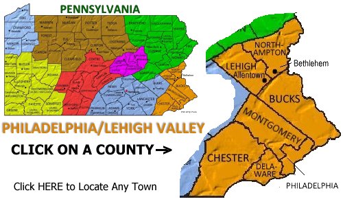 Philadelphia and the Lehigh Valley